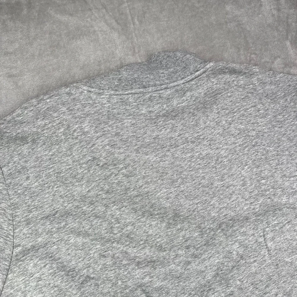Criquet Pullover Mens 2XL Gray Quarter Zip‎ Fleece Logo Preppy Performance New